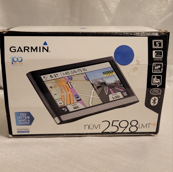 Garmin Nuvi 2598LMTHD 5" GPS Unit - Black w/accessories VG Condition Works - Picture 3 of 13